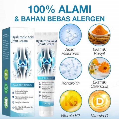 Krim Perbaikan Sendi Asam Hialuronat