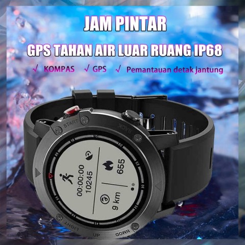 Jam Tangan Pintar Olahraga Luar Ruangan GPS