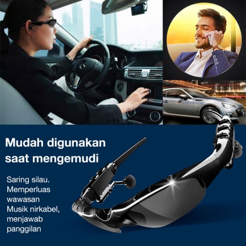 Kacamata Musik Bluetooth Multifungsi