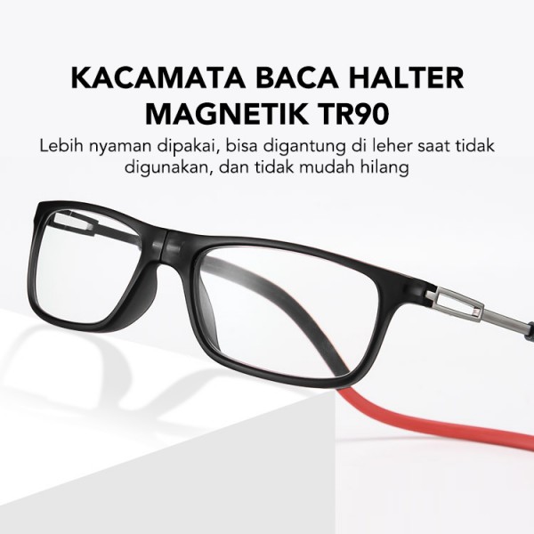 Kacamata Baca Halter Magnetik TR90..