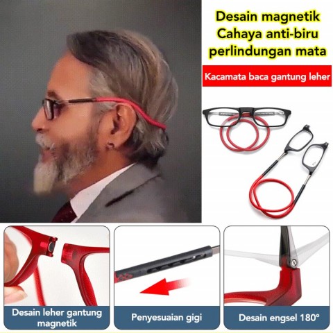 Kacamata Baca Halter Magnetik TR90