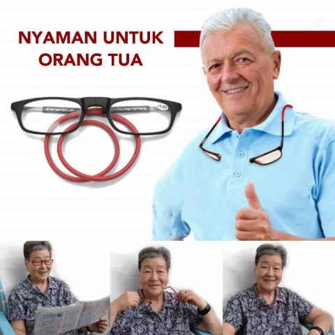 Kacamata Baca Halter Magnetik TR90