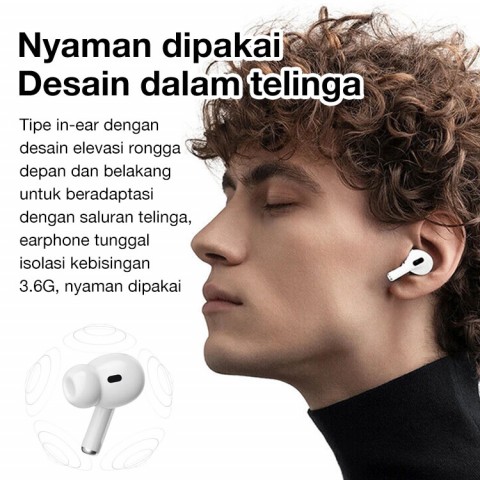 Headphone nirkabel layar sentuh ENC