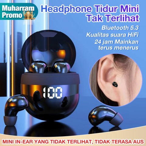 Headphone Tidur Mini Tak Terlihat