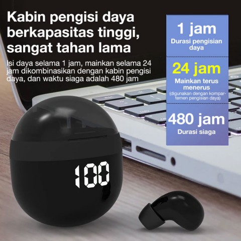 Headphone Tidur Mini Tak Terlihat