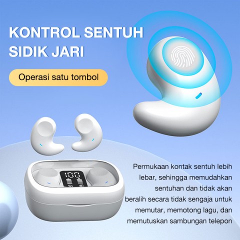 Headphone Tidur Bluetooth Nirkabel Transparan