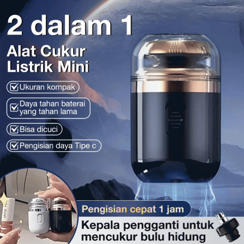 Alat Cukur Listrik Mini 2 in 1