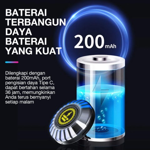 Lampu aromaterapi yang dikontrol suara RGB