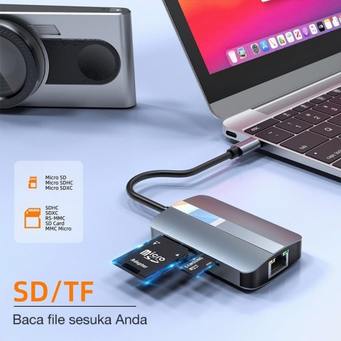 HUB USB C 5 IN 1