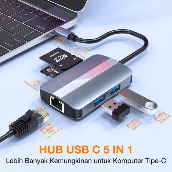 HUB USB C 5 IN 1..