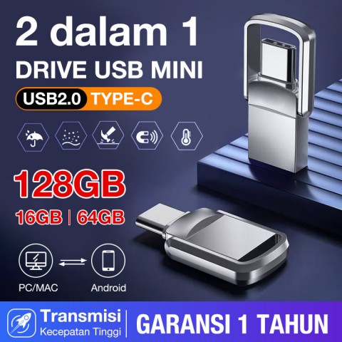 2 dalam 1 drive USB mini