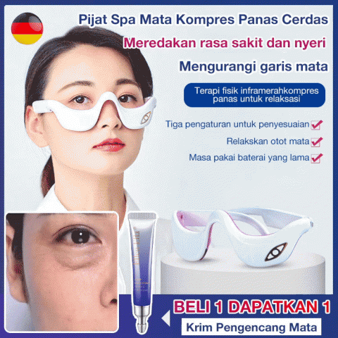 Pijat Spa Mata Kompres Panas Cerdas