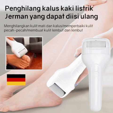 Penghilang kalus kaki listrik portabel