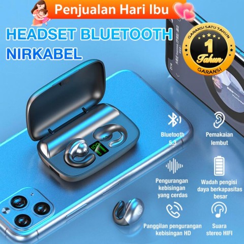 Telinga Klip Tulang Konduksi Headphone Bluetooth-TT