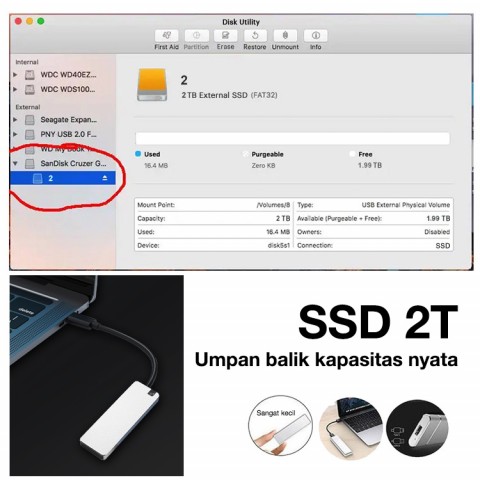 SSD portabel