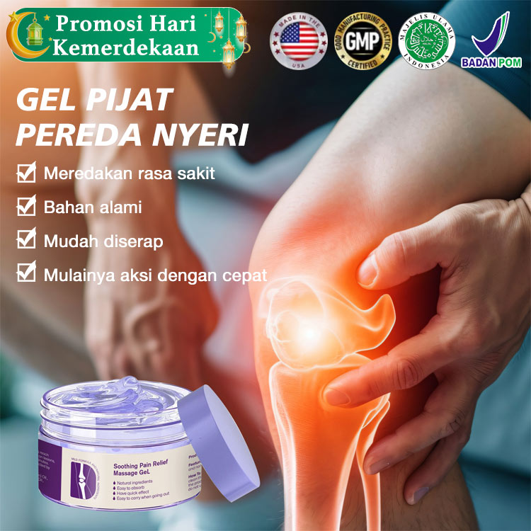 Promosi Hari Kemerdekaan-Potongan harga 60rb-Gel Pijat Pereda Sakit yang Menenangkan - Sempurna untuk nyeri sendi/nyeri otot/tenosinovitis/kesemutan pada jari!